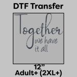 DTF Transfer 12" Thumbnail