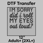 DTF Transfer 12" Thumbnail