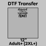 DTF Transfer 12" Thumbnail