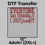 DTF Transfer 12" Thumbnail