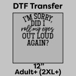 DTF Transfer 12" Thumbnail