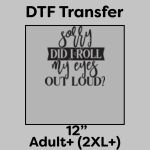 DTF Transfer 12" Thumbnail