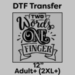 DTF Transfer 12" Thumbnail