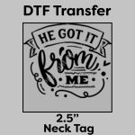 DTF Transfer 2.5" Thumbnail