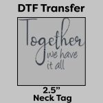 DTF Transfer 2.5" Thumbnail