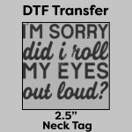 DTF Transfer 2.5" Thumbnail