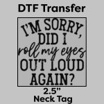 DTF Transfer 2.5" Thumbnail