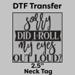 DTF Transfer 2.5" Thumbnail