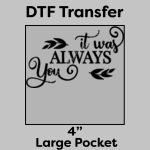 DTF Transfer 4" Thumbnail