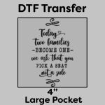 DTF Transfer 4" Thumbnail