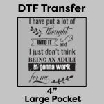 DTF Transfer 4" Thumbnail