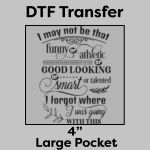 DTF Transfer 4" Thumbnail