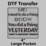 DTF Transfer 4" Thumbnail