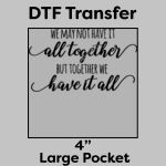 DTF Transfer 4" Thumbnail