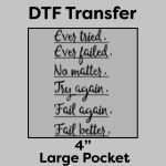 DTF Transfer 4" Thumbnail