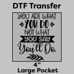 DTF Transfer 4" Thumbnail