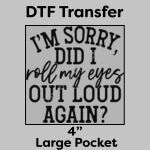 DTF Transfer 4" Thumbnail