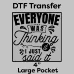 DTF Transfer 4" Thumbnail