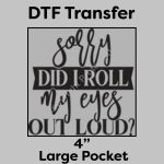 DTF Transfer 4" Thumbnail