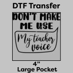 DTF Transfer 4" Thumbnail