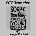 DTF Transfer 4" Thumbnail