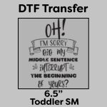 DTF Transfer 6.5" Thumbnail