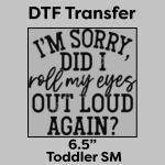 DTF Transfer 6.5" Thumbnail