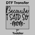DTF Transfer 7" Thumbnail