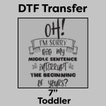 DTF Transfer 7" Thumbnail