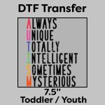 DTF Transfer 7.5" Thumbnail