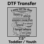 DTF Transfer 7.5" Thumbnail