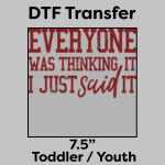 DTF Transfer 7.5" Thumbnail