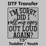 DTF Transfer 7.5" Thumbnail