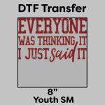 DTF Transfer 8" Thumbnail