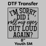 DTF Transfer 8" Thumbnail