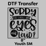 DTF Transfer 8" Thumbnail