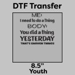 DTF Transfer 8.5" Thumbnail