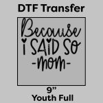 DTF Transfer 9" Thumbnail