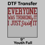 DTF Transfer 9" Thumbnail