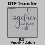 DTF Transfer 9.5" Thumbnail