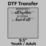 DTF Transfer 9.5" Thumbnail