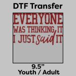 DTF Transfer 9.5" Thumbnail