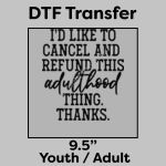 DTF Transfer 9.5" Thumbnail