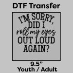 DTF Transfer 9.5" Thumbnail