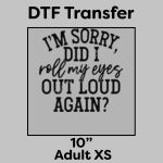 DTF Transfer 10" Thumbnail