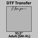 DTF Transfer 10.5" Thumbnail