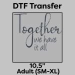 DTF Transfer 10.5" Thumbnail