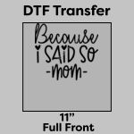 DTF Transfer 11" Thumbnail