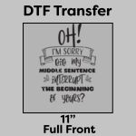 DTF Transfer 11" Thumbnail