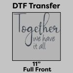 DTF Transfer 11" Thumbnail